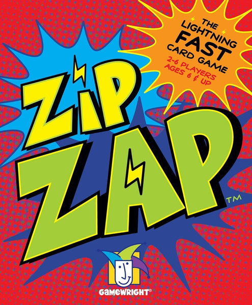 Gamewright Zip Zap - The Lightning Fast Card Game, 2-6 Players Ages 6+