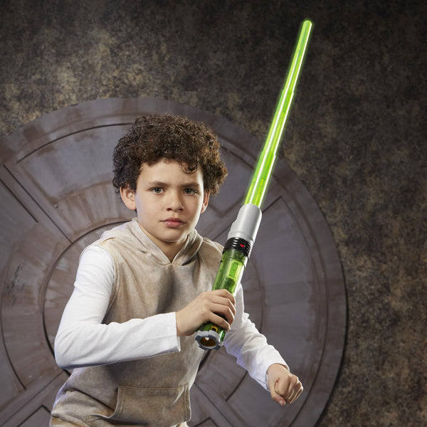 STAR WARS Lightsaber Forge Kyber Core, Officially Licensed Green Customizable Electronic Lightsaber, Roleplay Toys, Halloween Costumes & Accessories for Boys & Girls