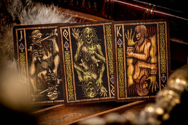 Kings Wild Project Beowulf Luxury Playing Cards - Standard Edition, Poker Size Custom Index, Literature-Themed Collectible Deck