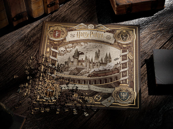 theory11 Harry Potter Jigsaw Puzzle - The Hogwarts Castle - Officially Licensed 1,000 Piece Intermediate Puzzle for Ages 14+