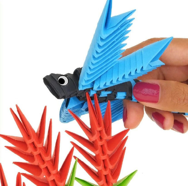 Alexander Origami 3D Dragonfly – 341-Piece 3D Paper Sculpture Kit with Patented Components & Easy Instructions, 24×13×17 cm, Creative STEM Craft for Kids & Adults (8+ Years)