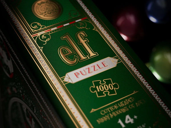theory11 Elf Jigsaw Puzzle - A Short Story of a Tall Tale - Officially Licensed 1,000 Piece Intermediate Puzzle for Ages 14+