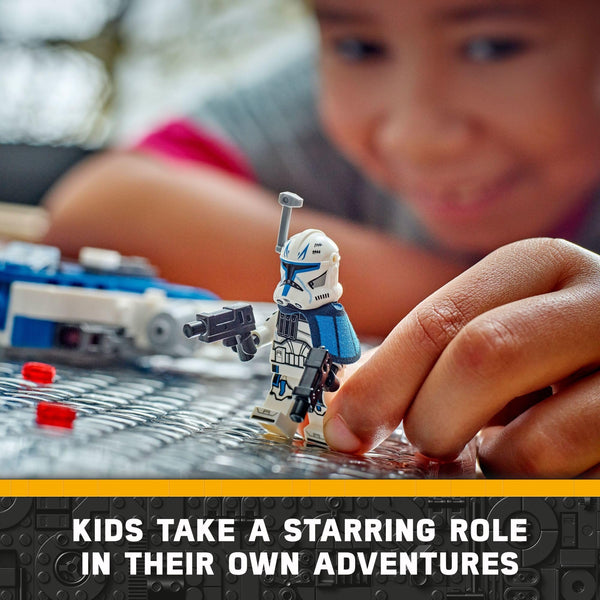 LEGO Star Wars: The Clone Wars Captain Rex Y-Wing Microfighter Building Set, Collectible Star Wars Y-Wing Toy for Kids with Captain Rex Minifigure, Star Wars Gift for Boys & Girls Ages 6 and Up, 75391