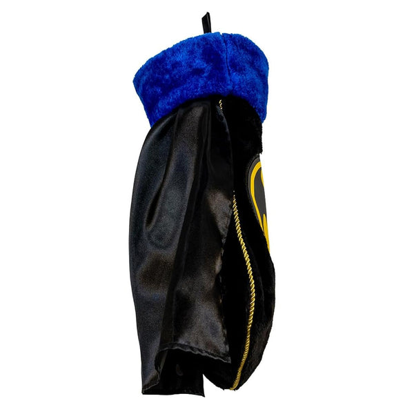 Kurt S. Adler DC Comics Batman Christmas Stocking with Cape, Applique Holiday Decor
