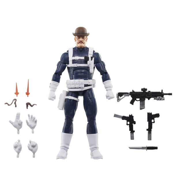 Marvel Captain America Legends Series S.H.I.E.L.D. Dum Dum Dugan, Nick Fury Jr. and Sharon Carter 6" Action Figures 3-Pack, Ages 4+