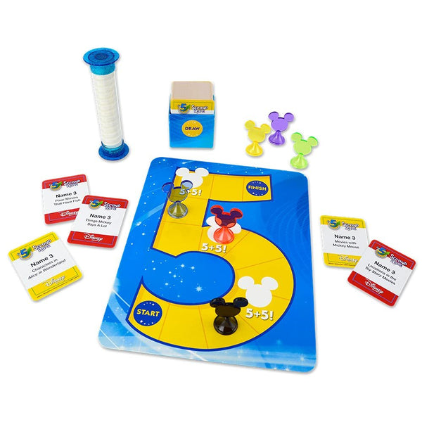 5 Second Rule Disney Edition - Fun Family Game About Your Favorite Disney Characters, 3-6 Players Ages 6+