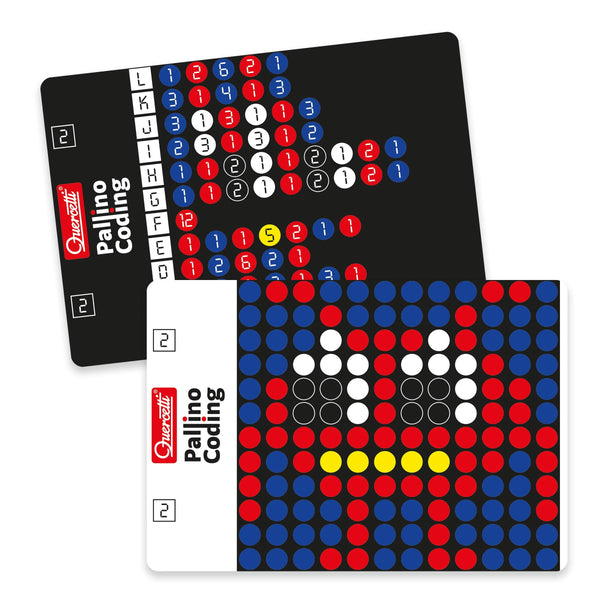 Quercetti Pallino Coding - Create Mosaic Patterns and Learn Beginner Programming Skills, Ages 6+