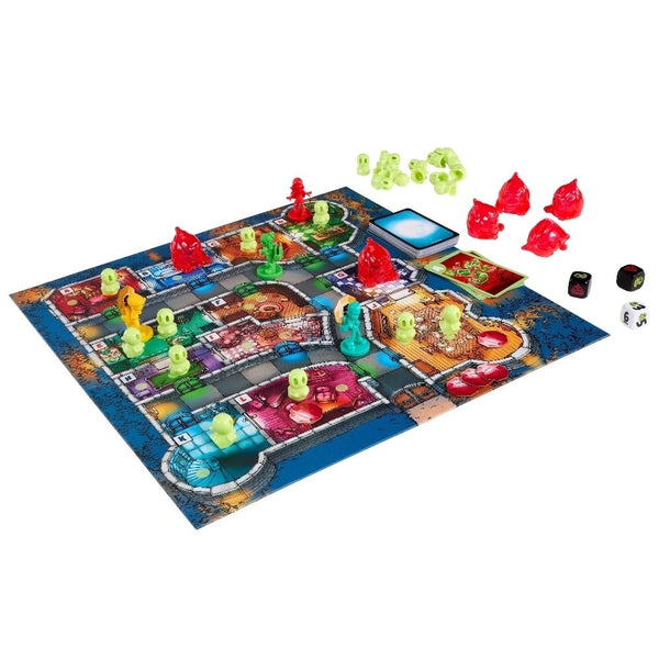 Mattel Games Ghost Fightin’ Treasure Hunters Anniversary Edition Board Game, Cooperative Family Game with 2 Ways to Play Including a One vs. All Mode, 2-5 Players Ages 8+