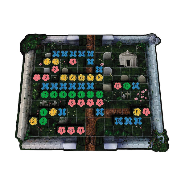 Trick Or Treat Studios - Immortal - A Graveyard Floral Puzzle Game of Final Arrangements, Strategy Tile-Placement Board Game, 2-6 Players Ages 14+