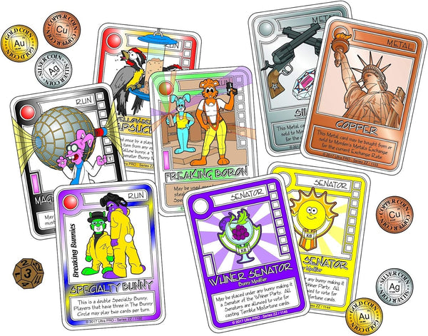 Playroom Entertainment Killer Bunnies & The Quest for The Magic Carrot Caramel Swirl Booster Deck Board Games