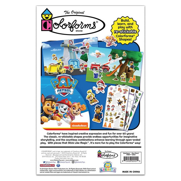 Colorforms Play Sets - Paw Patrol - The Classic Picture Toy That Sticks Like Magic! - for Ages 3+