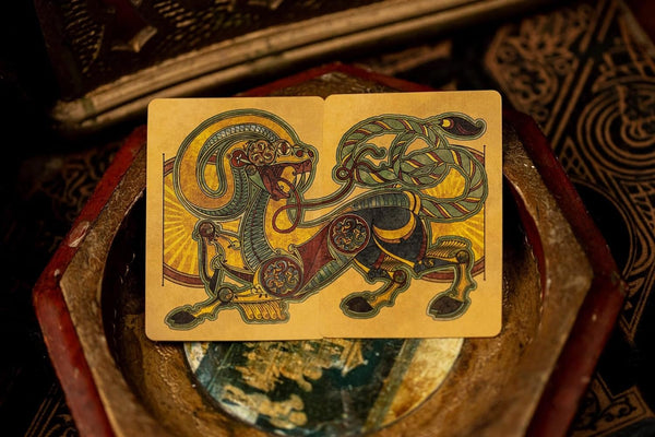 Kings Wild Project Arthurian Holy Grail Edition Luxury Playing Cards by Jackson Robinson, Poker Size Custom Index
