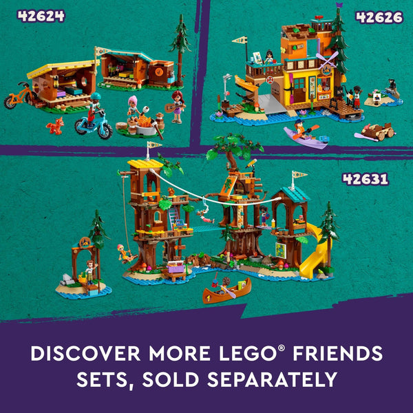 LEGO Friends Adventure Camp Archery Range Toy, Archery Set for Kids with Toy Bow and Arrows, Adventure Building Playset for Girls and Boys Ages 6 Years and Up, 2 Mini Dolls and a Raccoon Figure, 42622