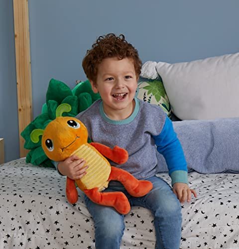 Playskool Glo Friends - Wigglebug Wiggle, Hop, Stop! - Interactive Soft Plush with 4 Modes - Games, Stories, Free Play, and Bedtime - SEL Toy, Ages 2+