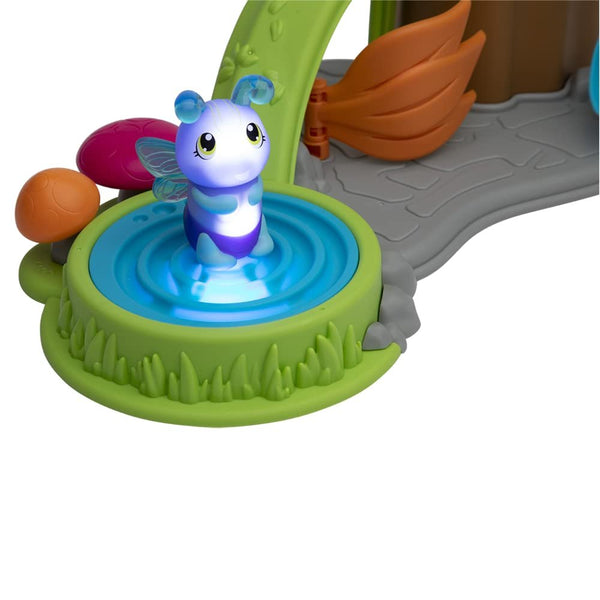 Playskool Glo Friends - Swirl & Shine MoonDrop Pond - Glowing, Musical Pond - Glowing Firefly Toy and Playset - SEL Toy - Ages 2+