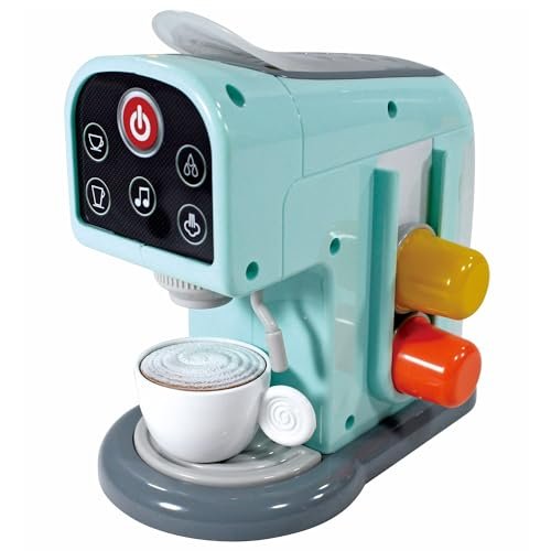 Nothing But Fun Toys My First Coffee Maker Playset Designed for Children Ages 3+ Years Teal 10.35" x 5.63" x 9.57"