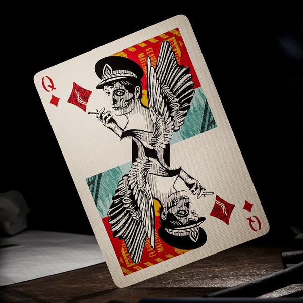 theory11 OBEY Collage Edition Premium Playing Cards, Poker Size Standard Index