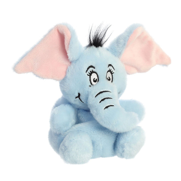 Aurora® Whimsical Dr. Seuss™ Palm Pals™ Horton Stuffed Animal - Magical Storytelling - Officially Licensed - Blue 5 Inches