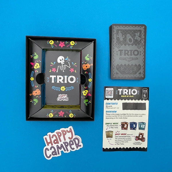 Happy Camper TRIO Card Game | Hottest New Family Game | Great for Game Night | 3-6 Players Ages 8+