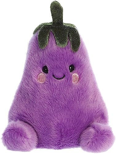 Aurora® Adorable Palm Pals™ Aubrey Eggplant™ Stuffed Animal - Pocket-Sized Play - Collectable Fun - Purple 5 Inches