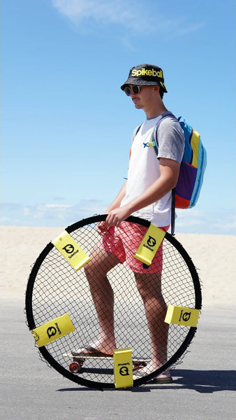 Spikeball Weekender Set - New Sturdier Build, Grippier Balls, Easier Setup and Funner Points for Longer Game Rallies - 2-4 Players