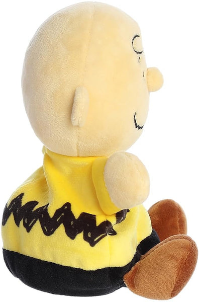 Aurora Peanuts Palm Pal Plush 2 Piece 5" Bundle, Snoopy and Charlie Brown
