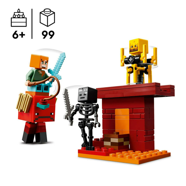 LEGO Minecraft Gift Set - 5 epic sets with 15 characters in 1 Box: Steve’s Desert Expedition, The Armory, The Nether Lava Battle, The Illager Desert Patrol, and The Lush Cave Fight - 66805
