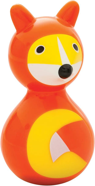 Kid O Wobbles Fox - Action Animal Toy Figure, Forest Theme, Multi-Colored Plastic, 12+ Months