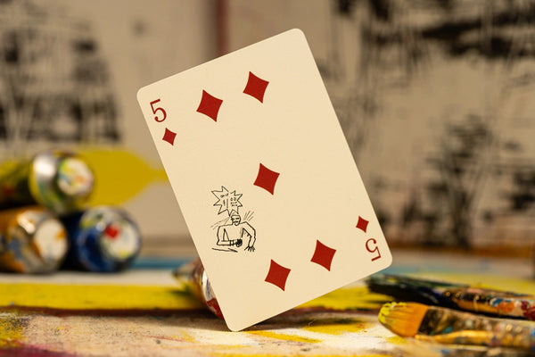 theory11 Jean-Michel Basquiat Premium Playing Cards, Poker Size Standard Index