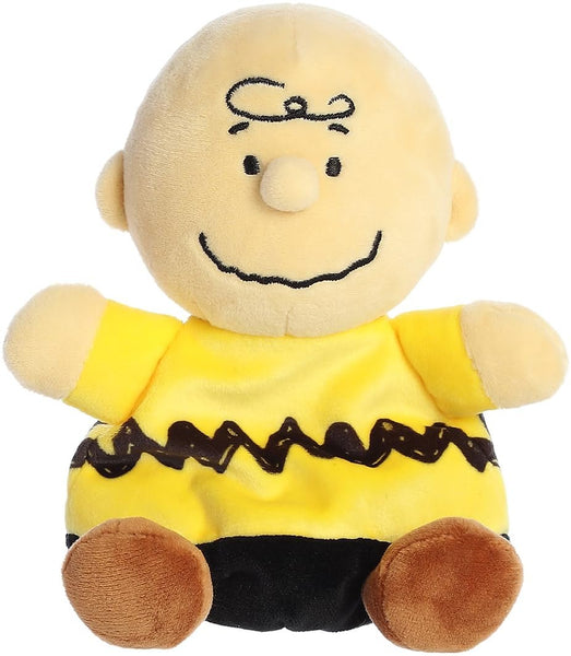 Aurora Peanuts Palm Pal Plush 3 Piece Bundle, Charlie Brown, Woodstock and Snoopy 5 inches