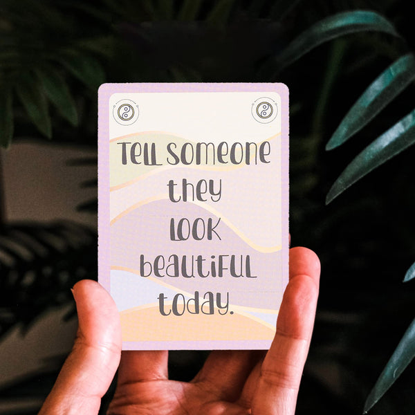 Karma Card Set - 54 Fun Playing Cards for Acts of Kindness - Good Karma Tarot Deck - 54 act of Kindness That Will Return to You