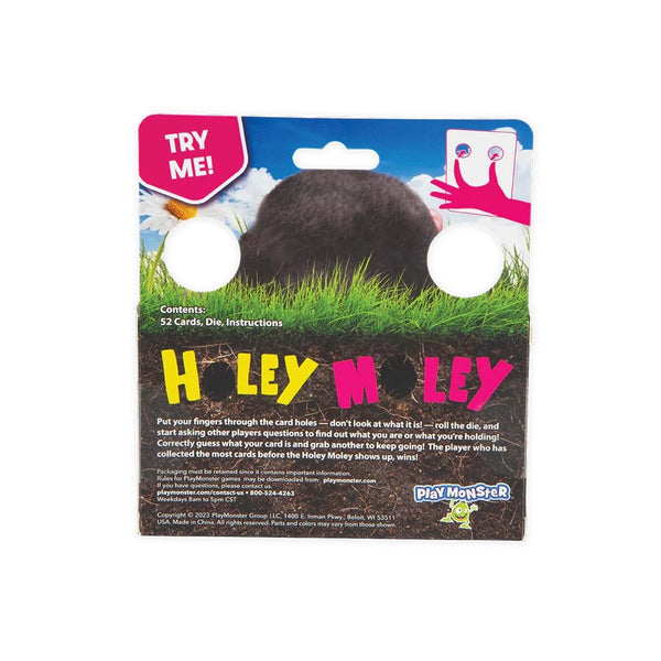 PlayMonster Holey Moley - The Guessing Game That's A "Hole" Lot of Fun, 2+ Players Ages 6+