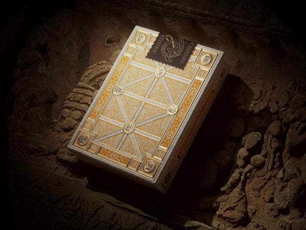 theory11 Sembras Premium Playing Cards, Gold Foil, Artist‑Designed, Poker Size Standard Index, 1 Deck