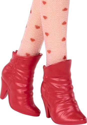 Mattel Disney Descendants: The Rise of Red Fashion Doll & Accessory - Bridget, Young Queen of Hearts with Movie-Inspired Clothes & Cupcake, Ages 4+