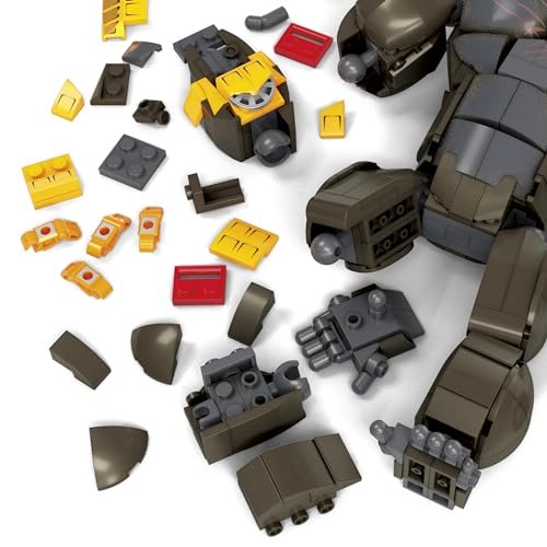 Mega Godzilla x Kong The New Empire Building Set Action Figure Kong with 541 Pieces and Accessories, 12 Inches Long, for Adult Collectors, Ages 13+