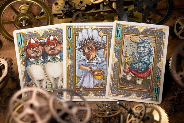 Kings Wild Project Alice in Wonderland Fine Quality Playing Cards, Poker Size Custom Index