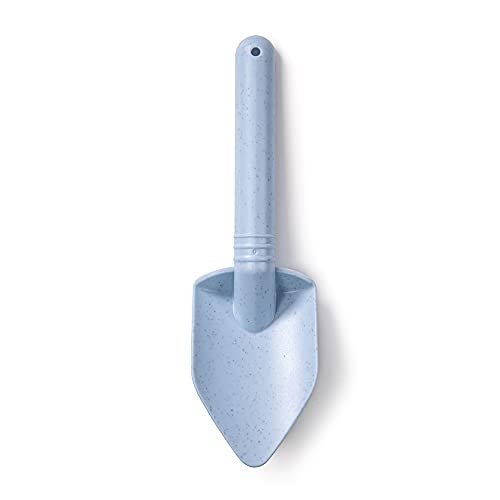 Bigjigs Toys Eco Spade for Kids (Dove Grey) - 20.5cm Wheat Fibre Toy Spade, Quality Sand Toys, Holiday Toys for Toddlers, Sand Shovels
