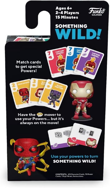Something Wild! Marvel Infinity War with Iron Man Pocket Pop! Card Game for 2-4 Players Ages 6 and Up