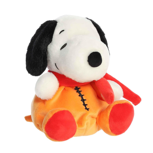 Aurora® Adorable Peanuts® Palm Pals™ Astronaut Snoopy™ Stuffed Animal - Officially Licensed Toys for All Snoopy Fans - Nostalgic Gift for Adults and Birthday Celebrations - Orange 5 Inches