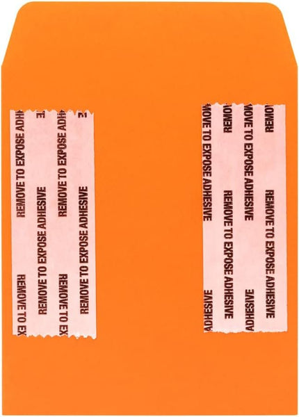 Hygloss self Adhesive Orange Library Cards, Cantaloupe, 30 Piece