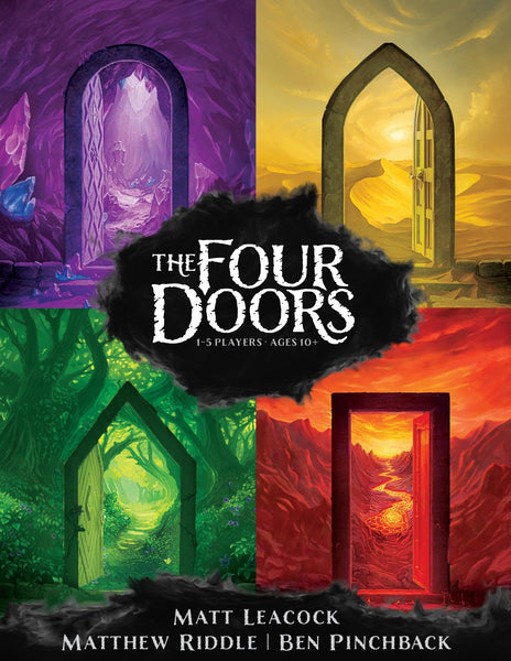 Happy Camper - The Four Doors - Race Against the Darkness! - Thrilling Cooperative Game by Matt Leacock, 1-5 Players Ages 10+