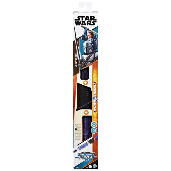 STAR WARS Lightsaber Forge Kyber Core, Officially Licensed Green Customizable Electronic Lightsaber, Roleplay Toys, Halloween Costumes & Accessories for Boys & Girls