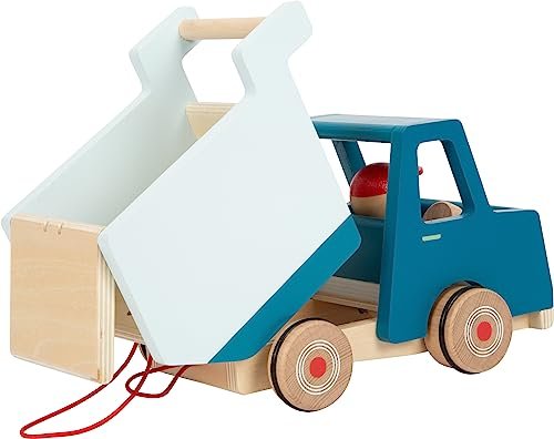 Small Foot - Pull-Along Dump Truck Playset