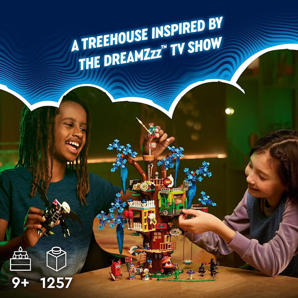 LEGO DREAMZzz Fantastical Tree House 71461 Features 3 Detailed Rooms, Building Toy for Kids Ages 9+ with Big Imaginations, Includes Mrs. Castillo, Izzie, Mateo and The Night Hunter Minifigures