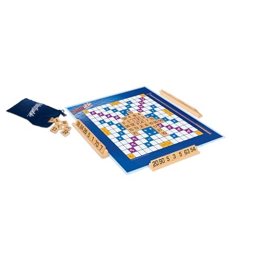 Family Games America - Mathable Deluxe - The Cross Number Board Game, Deluxe Wood Edition, 2-4 Players Ages 9+