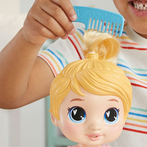 Baby Alive Shampoo Snuggle Harper Hugs Blonde Hair 11 Inch Water Baby Doll Playset, Toys for 3 Year Old Girls & Boys & Up