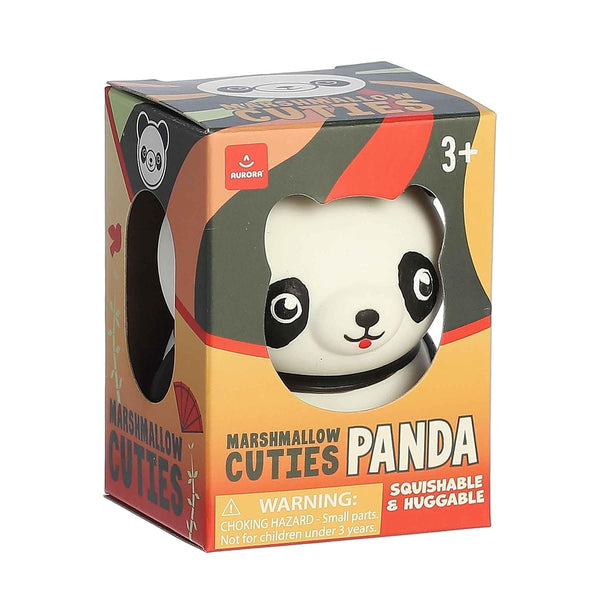 Aurora® Toys Engaging Marshmallow Cuties Toy - Classic Toys for Playful Fun - Perfect for Kids, Parents, and Birthday Gifts - Panda 3 Inch