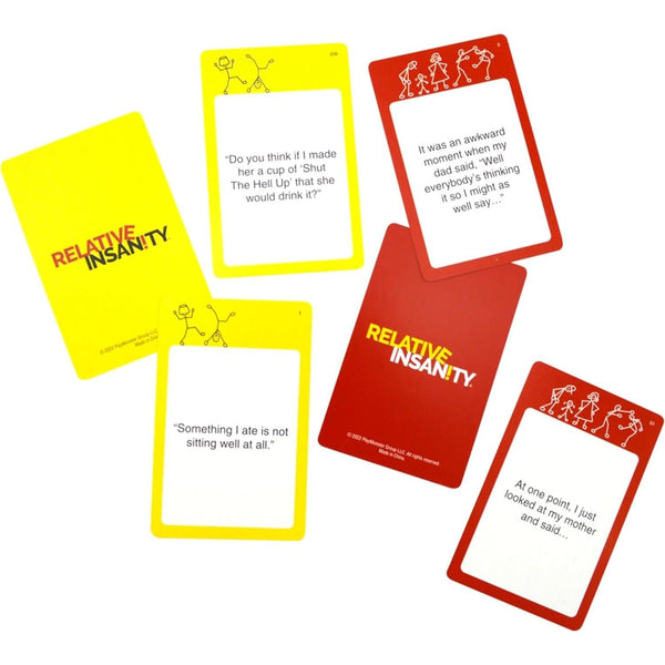 PlayMonster - Relative Insanity Mini Game - You Can Pick Your Nose, But You Can't Pick Your Family - Laugh Till You Drop Family Games Night, Designed by Comedian Jeff Foxworthy, 4+ Players Ages 14+