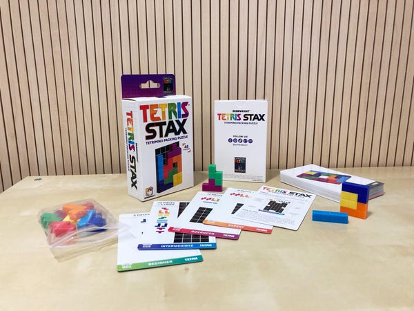 Brainwright - Tetris STAX - Tetrimono Packing Puzzle - 48 Pieces