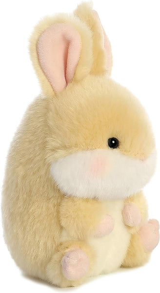 Aurora® Round Rolly Pet™ Lively Bunny™ Stuffed Animal - Adorable Companions - On-The-Go Fun - Brown 5 Inches
